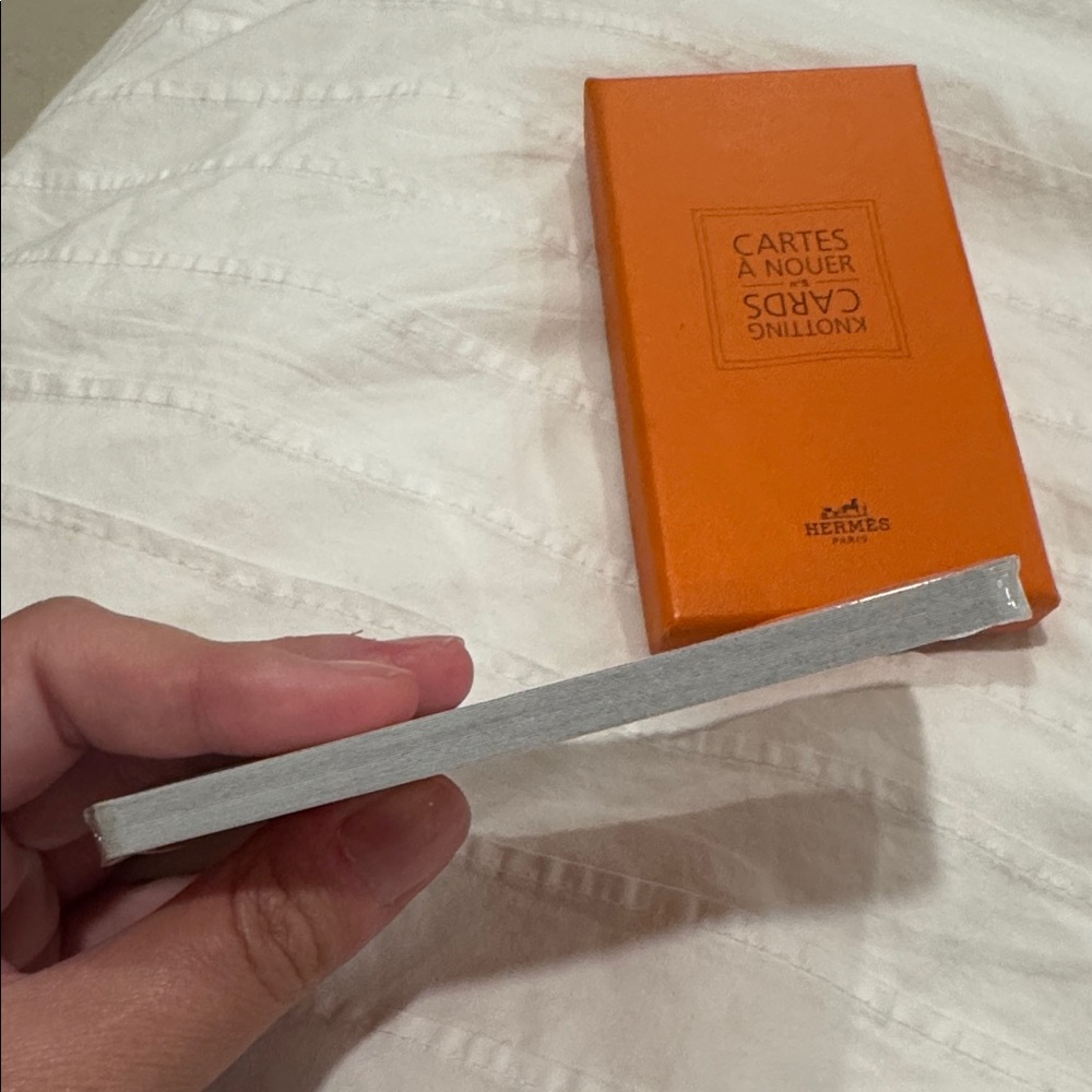 Hermès Knotting Card Set, sealed new in box ✨ - Picture 6 of 7